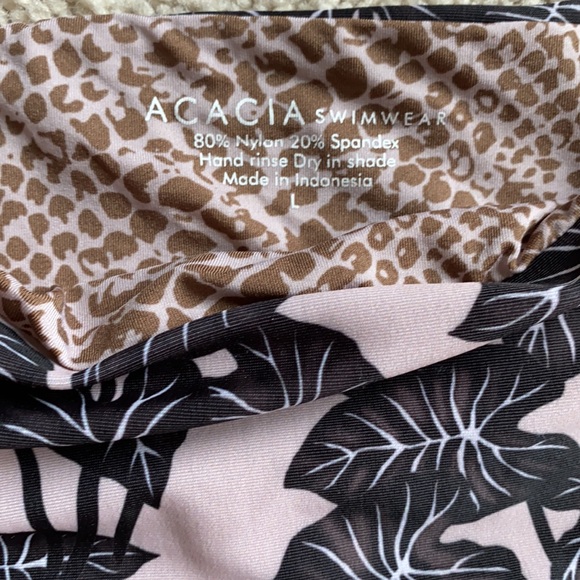 NWOT ACACIA Swimwear - Back Elephant Mentawai Bikini Bottom - Large - Picture 3 of 9